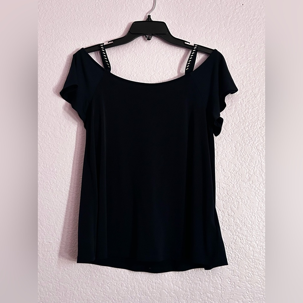 Michael Kors cold-shoulder blouse